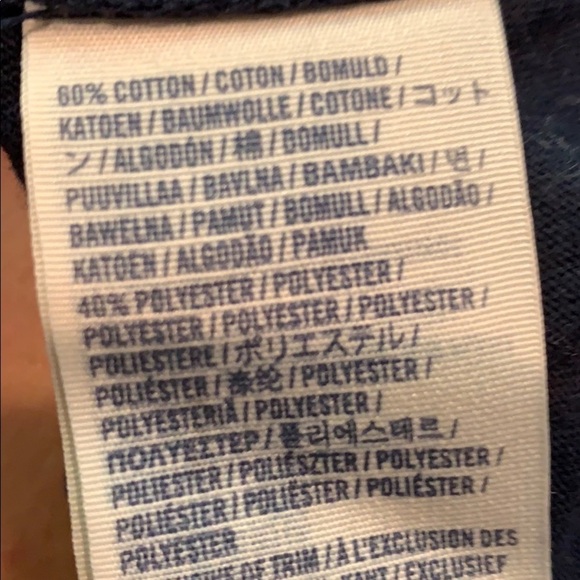 Abercrombie kids navy tshirt with embellishments - Picture 6 of 6